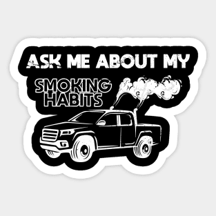 Funny Diesel Trucks Saying Sticker